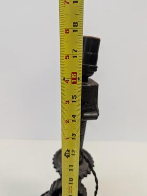 Artist Signed Vintage Floor Jack Table Lamp Worked!