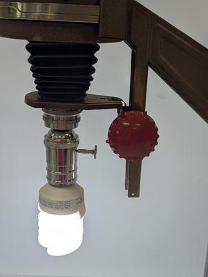 Artist Signed Vintage Brooklyn Federal Photo Enlarger Model 269 1950s Table Lamp Worked!