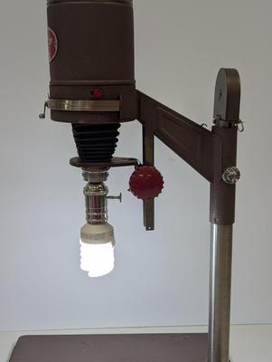 Artist Signed Vintage Brooklyn Federal Photo Enlarger Model 269 1950s Table Lamp Worked!