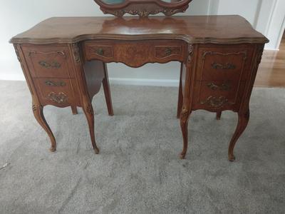 Sale Photo Thumbnail #84: MEASURES 47X19X30 WITHOUT MIRROR, 26X40 MIRROR, BENCH 25X17