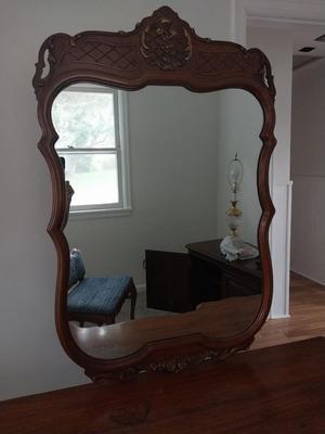 Sale Photo Thumbnail #88: MEASURES 47X19X30 WITHOUT MIRROR, 26X40 MIRROR, BENCH 25X17
