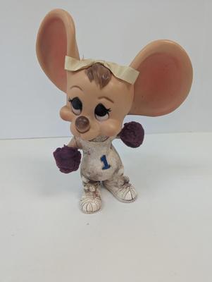 Topo Gigio Cheerleader Mouse Bank 1977