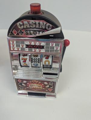 Vintage Vegas Style Mega Million Slot Machine Casino Toy Slots & Electronic Casino Slot Machine Coin Bank Triple Seven Wins 777