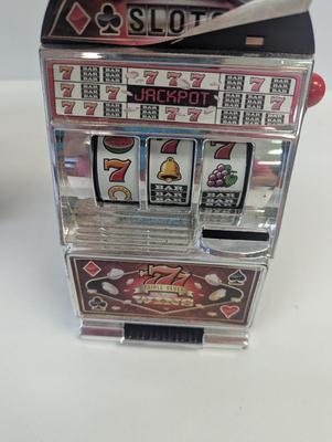 Vintage Vegas Style Mega Million Slot Machine Casino Toy Slots & Electronic Casino Slot Machine Coin Bank Triple Seven Wins 777