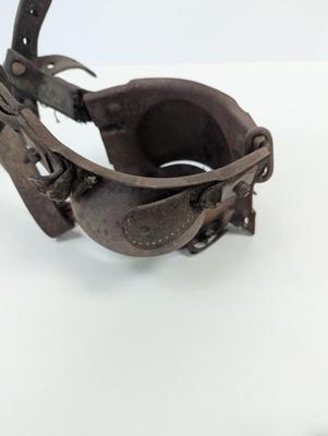 Rustic Vintage Bull Blinders Ox Blinders Western Rodeo Decor Metal & Leather Discipline