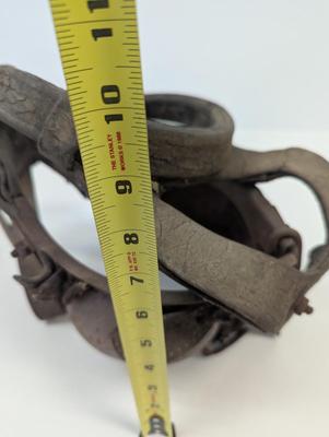Rustic Vintage Bull Blinders Ox Blinders Western Rodeo Decor Metal & Leather Discipline