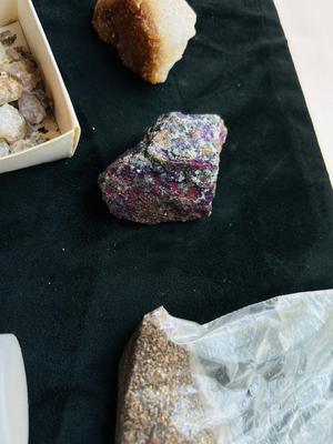 AMETHYST, AQUA MARINE, RAW CHINESE GARNETS, PEACOCK BORNITE, MINERALS THAT LOOK LIKE THE NEED TO BE PANNED, AND MORE!