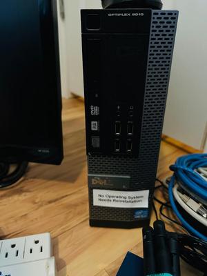 HP MONITOR, DELL OPTIPLEX 9010, BETGEAR 16 PORT GIGABITE SWITCH, 4G ROUTER AND MORE!
