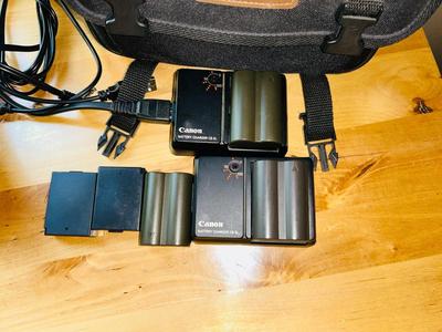 CANON DS6041 DIGITAL CAMERA WITH CASE EXTRA BATTERIES AND CORDS