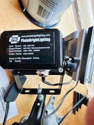 PHOTOBRIGHT LIGHTS, UPPER DESK PORTABLE CABINET MOUNT MODEL 117 AND REWRITABLE CDR’S