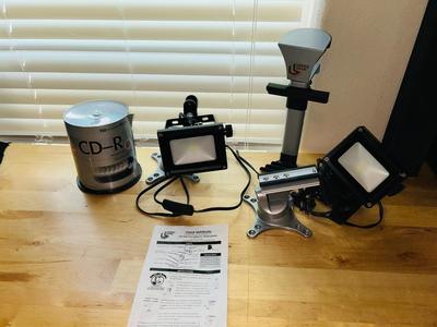 PHOTOBRIGHT LIGHTS, UPPER DESK PORTABLE CABINET MOUNT MODEL 117 AND REWRITABLE CDR’S