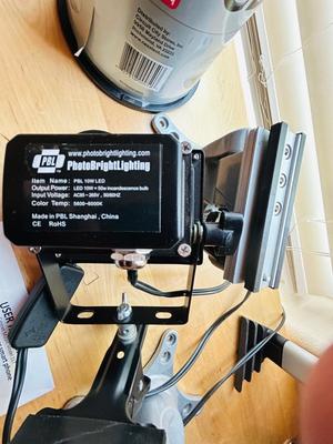 PHOTOBRIGHT LIGHTS, UPPER DESK PORTABLE CABINET MOUNT MODEL 117 AND REWRITABLE CDR’S