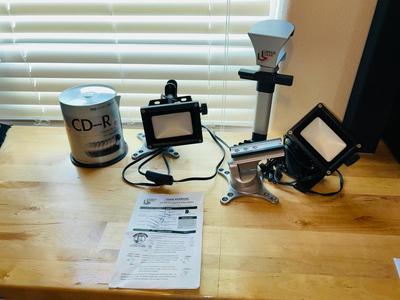 PHOTOBRIGHT LIGHTS, UPPER DESK PORTABLE CABINET MOUNT MODEL 117 AND REWRITABLE CDR’S
