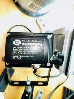 PHOTOBRIGHT LIGHTS, UPPER DESK PORTABLE CABINET MOUNT MODEL 117 AND REWRITABLE CDR’S
