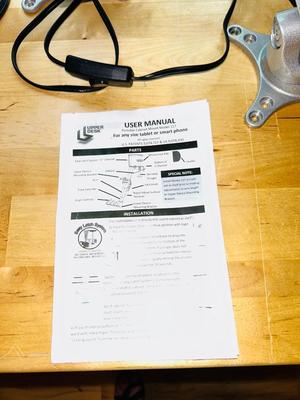 PHOTOBRIGHT LIGHTS, UPPER DESK PORTABLE CABINET MOUNT MODEL 117 AND REWRITABLE CDR’S