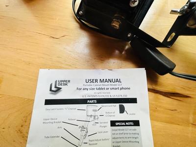 PHOTOBRIGHT LIGHTS, UPPER DESK PORTABLE CABINET MOUNT MODEL 117 AND REWRITABLE CDR’S
