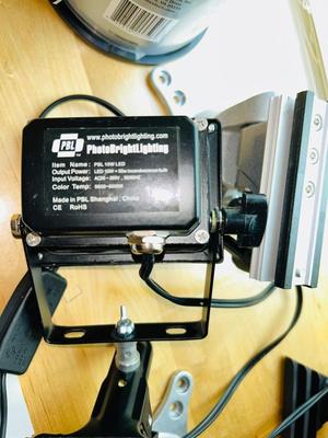 PHOTOBRIGHT LIGHTS, UPPER DESK PORTABLE CABINET MOUNT MODEL 117 AND REWRITABLE CDR’S