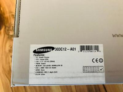 SAMSUNG 11.6” CHROMEBOOK LAPTOP COMPUTER