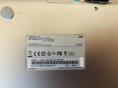 SAMSUNG 11.6” CHROMEBOOK LAPTOP COMPUTER