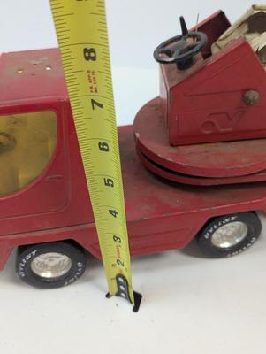Vintage Nylint Fire Dept. 1980's Classic Aerial Hook-N-Ladder Red Fire Truck