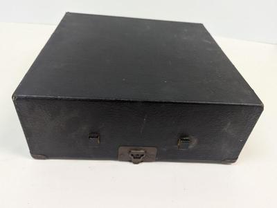Antique Typewriter With Case Shelf
