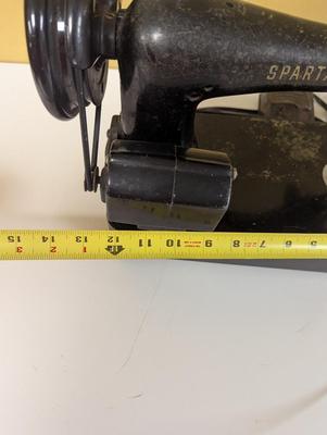 Vintage Spartan Singer Manufacturing Co. Sewing Machine With Foot Pedal - Made In Great Britain