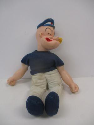 Vintage King Features SY INC. Rubber Headed & Strong Arms Popeye The Sailor Man!