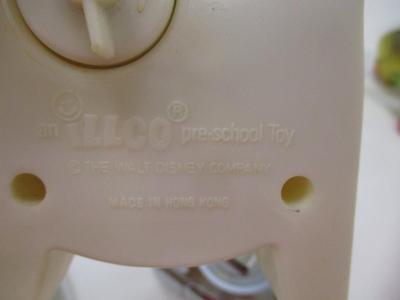 Vintage Illco Mickey Mouse Peek-A-Boo Wind Up Preschool Toy