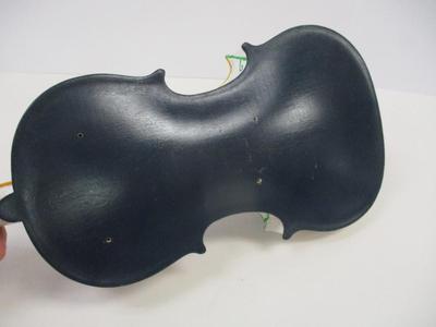 Multi-Colored Violin Plastic Strings Folk Art Hand Painted