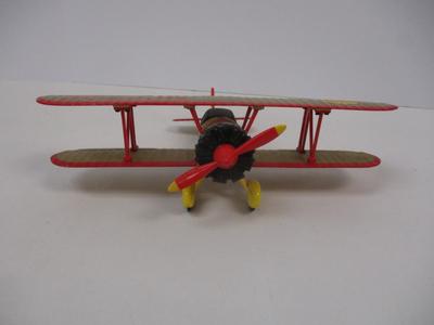 Limited Edition Shell Gas & Oil 1930's Modified Stearman Biplane Airplane Die Cast No Box