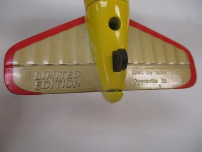 Limited Edition Shell Gas & Oil 1930's Modified Stearman Biplane Airplane Die Cast No Box