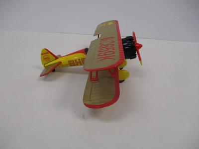 Limited Edition Shell Gas & Oil 1930's Modified Stearman Biplane Airplane Die Cast No Box