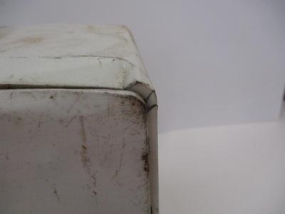 Vintage Wolverine Toy Co. Tin Refrigerator Lithograph Metal Kid's Toy