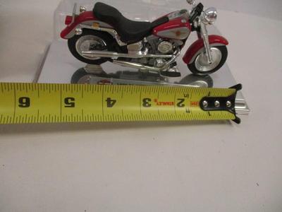 Motorcycles Harley-Davidson 1/18 Die Cast Metal Motorcycle 1999 FLSTF "Fat Boy" & Maisto H-D Custom