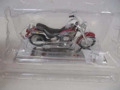 Motorcycles Harley-Davidson 1/18 Die Cast Metal Motorcycle 1999 FLSTF "Fat Boy" & Maisto H-D Custom