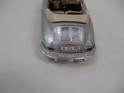 Burago Porsche 356 B Coupe 1/18 Scale Silver & Action Ken Schrader #36 M&M's Patriotic 4th Of July 2002 Pontiac Grand Prix...