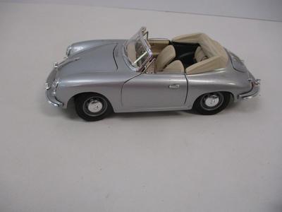 Burago Porsche 356 B Coupe 1/18 Scale Silver & Action Ken Schrader #36 M&M's Patriotic 4th Of July 2002 Pontiac Grand Prix...