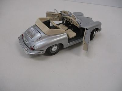 Burago Porsche 356 B Coupe 1/18 Scale Silver & Action Ken Schrader #36 M&M's Patriotic 4th Of July 2002 Pontiac Grand Prix...
