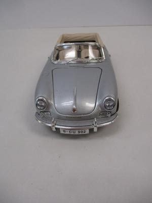 Burago Porsche 356 B Coupe 1/18 Scale Silver & Action Ken Schrader #36 M&M's Patriotic 4th Of July 2002 Pontiac Grand Prix...