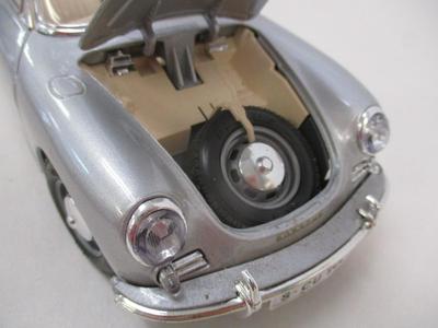 Burago Porsche 356 B Coupe 1/18 Scale Silver & Action Ken Schrader #36 M&M's Patriotic 4th Of July 2002 Pontiac Grand Prix...