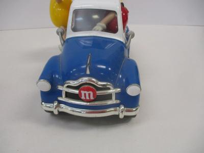 Kyle Busch Mini Helmet M&M Caramel Joe Gibbs Racing NASCAR Auto Pin Signature & M & M Blue White Pickup Truck Candy Dispenser