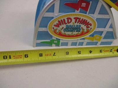 M & M's Collectors Candy Dispenser Wild Things Roller Coaster