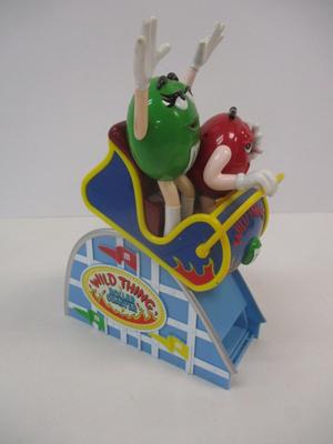M & M's Collectors Candy Dispenser Wild Things Roller Coaster