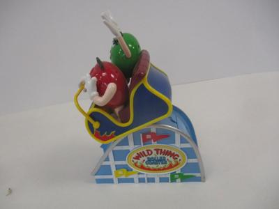 M & M's Collectors Candy Dispenser Wild Things Roller Coaster