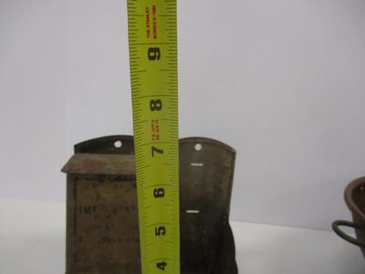 Vintage Match Holder - Ortho - Ve Wood & Maple Shoe Mold - Copper Mixing Bowl