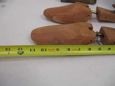 Vintage Match Holder - Ortho - Ve Wood & Maple Shoe Mold - Copper Mixing Bowl