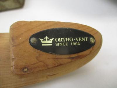 Vintage Match Holder - Ortho - Ve Wood & Maple Shoe Mold - Copper Mixing Bowl