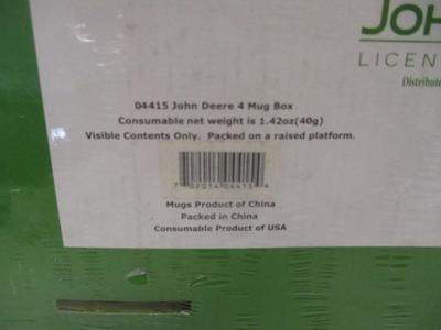 John Deere Moline, ILL Model "A" Tractor Mugs - Factory Sealed Choice 1