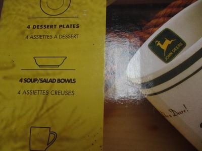 16 Piece Set John Deere Dinnerware Gibson Tractor Dishes Choice 1