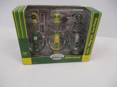 Gearbox Collectibles 1920s Wayne John Deere Replica Gas Pumps 3 New in Box 1:25 Scale